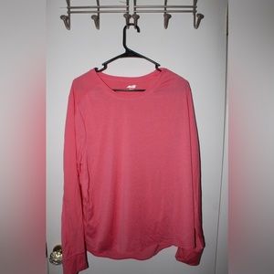 Pink Avia (Walmart brand) workout shirt. Too big for me, not even worn once!